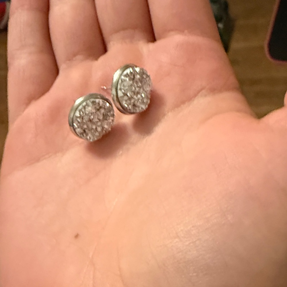Elegant Silver Stud Earrings